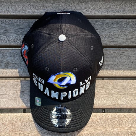 限定 NEWERA USA 第56回 NFL SUPER BOWL チャンピオンズ 9Forty キャップ LA ラムズ Rams