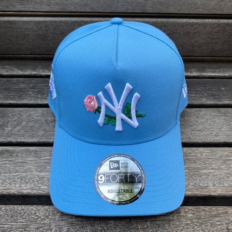 海外限定 Newera ニューエラ 9Forty Aフレーム NY Yankees ヤンキース 1998WS バラ Rose Crest キャップ(940-203)
