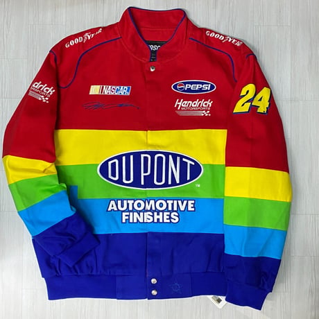 NASCAR ナスカー JHデザイン DUPONT デュポン  レーシングジャケット  J.Gordon ジェフゴードン (NSCR34)