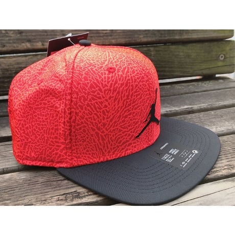 海外限定 NIKE ナイキ JORDAN ジョーダン JUMPMAN PRO スナップバック キャップ ネオンオレンジ (3)