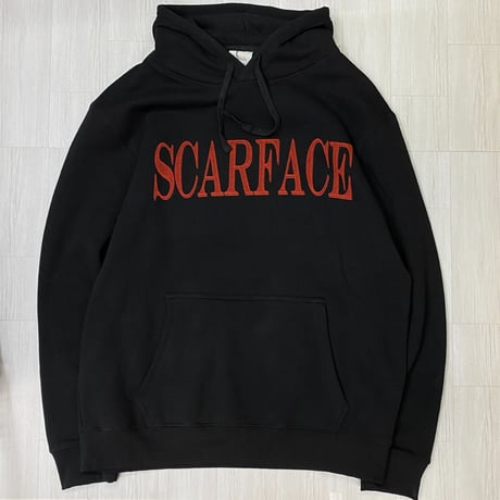 LA発 CreateX5 トニーモンタナ SCARFACE グラフィック プルオーバー パーカー (GFX/Hdy12)
