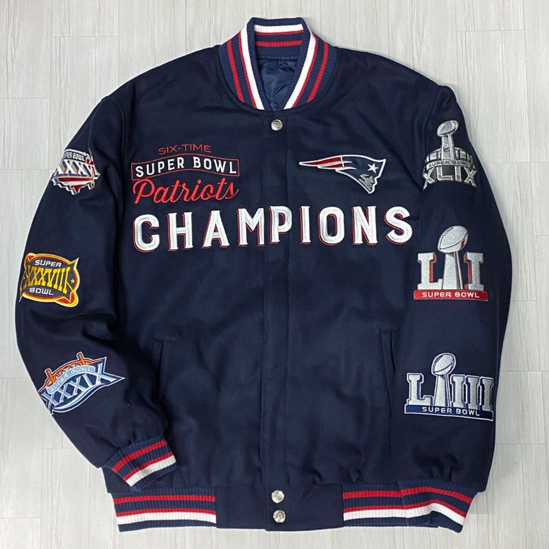 NFL公式 JHデザイン Patriots ペイトリオッツ 限定 チャンピオンズ