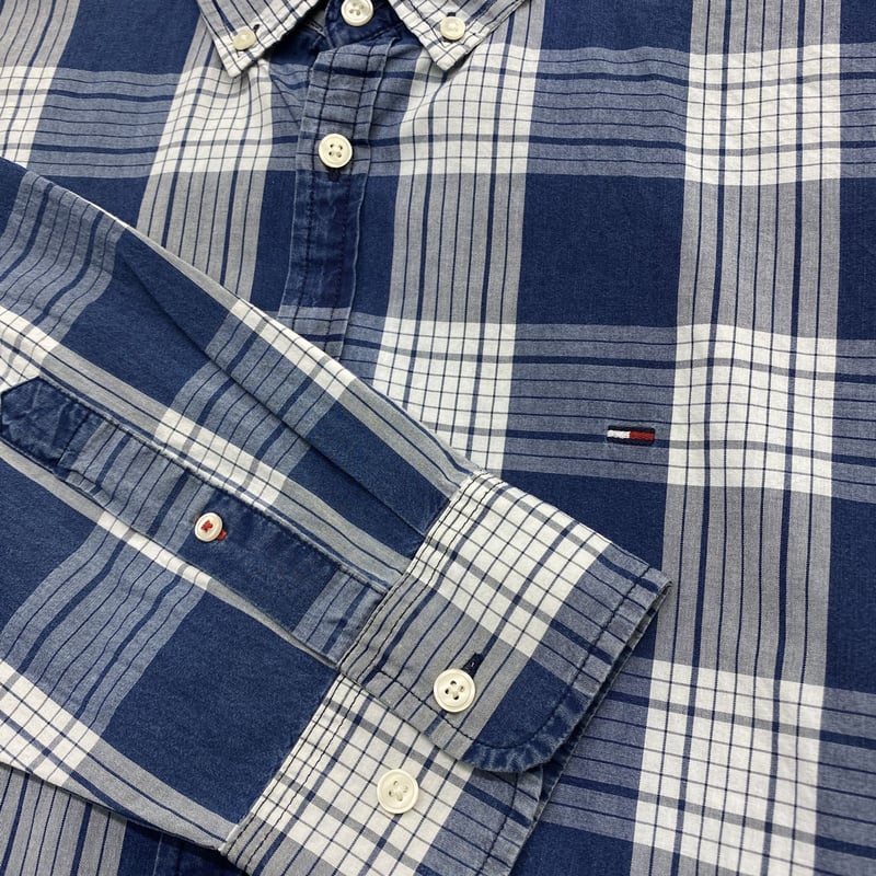 【トミーヒルフィガー】ボタンダウンシャツ ネルシャツ アウター トミーヒルフィガー】Tommyボタンダウンシャツ ネルシャツ