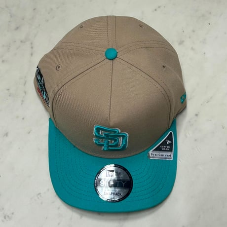 USA限定 9FIFTY NEWERA ニューエラ Aフレーム SD Padres パドレス 50周年記念 キャップ (950-294)