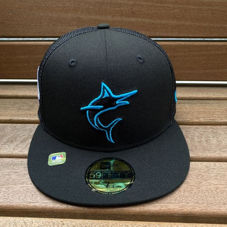 限定 NEWERA ニューエラ 59FIFTY スプリングトレーニング メッシュキャップ  Marlins マーリンズ