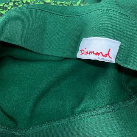 Diamond Supply Co. ダイヤモンドサプライ  C.C クルーネック スウェット トレーナー Country Club 緑
