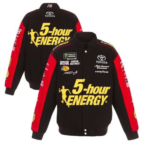 USA最強モータースポーツ  NASCAR 海外限定 JHデザイン レーシングジャケット  5アワーエナジー (NSCR20)
