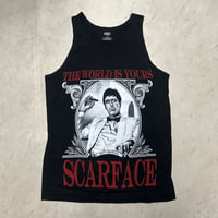 LA発 Shaka Wear アンダーグラウンド グラフィックデザイン タンクトップ SCARFACE 黒 (GTT7)