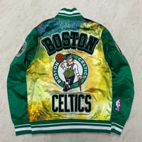 海外限定 PRO STANDARD プロスタンダード NBA セルティックス CELTICS サテン スタジャン (JH-35)