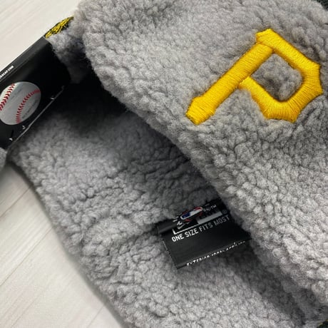 USA限定 ニューエラ Newera ピッツバーグ パイレーツ Pirates 空軍 トラッパー 極暖ニット