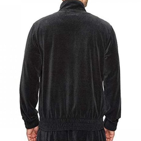 アメリカ限定  FILA フィラ Velour ベロア 上下 セットアップ 黒トラックジャケット パンツ トラックスーツ