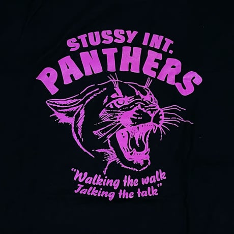 【2XL】 Stussy ステューシーPANTHERS パンサー 半袖 グラフィック Tシャツ 西海岸 コットン100% (28)