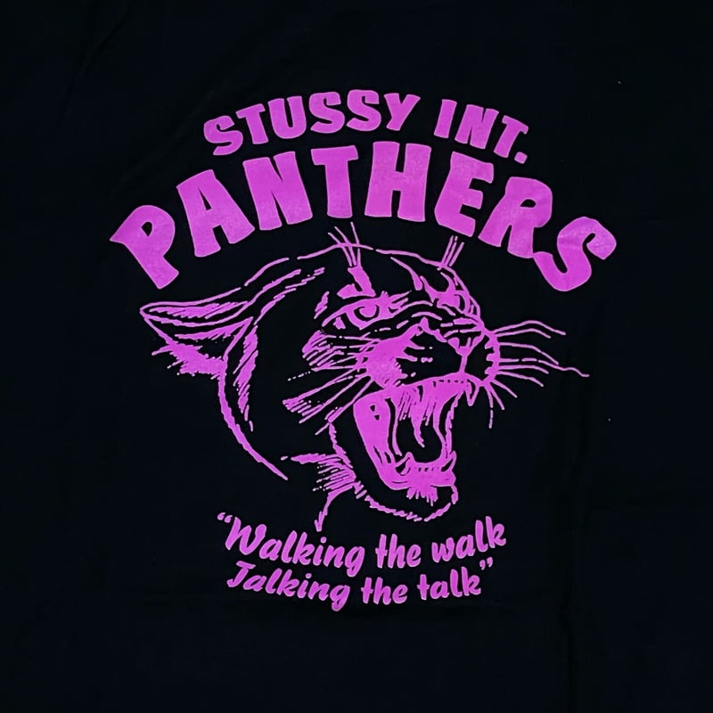 2XL】 Stussy ステューシーPANTHERS パンサー 半袖 グラフィック