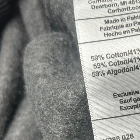 米国仕様 Carhartt USA カーハート ミッドウェイト ルーズフィット Loosefit プルオーバー パーカー 紺 (CHT-H2)