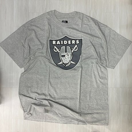 NFL公式 Majestic Athletic レイダース Raiders 半袖 Tシャツ グレー ウェストコースト