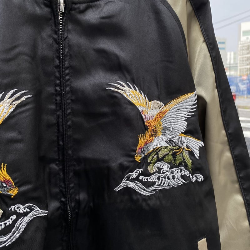 Diesel イーグル刺繍　スカジャン 1978 Sサイズ　２回着用 スカジャン Yokosuka刺繍入り 横須賀発祥 SUKAJAN 刺繍 イーグル