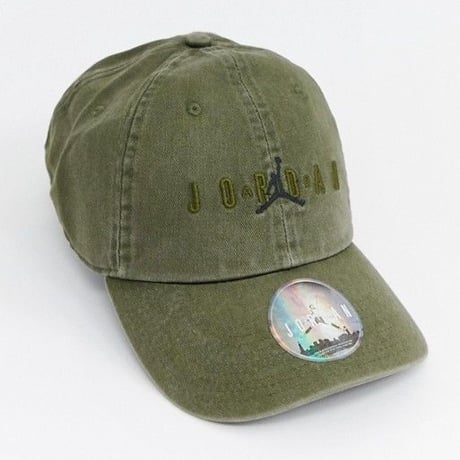 USA正規品 NIKE ナイキ AIR JORDAN ジョーダン ヘリテージ ローキャップ ストラップバック OLIVE オリーブ