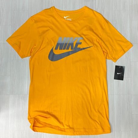 USAモデル NIKE ナイキ 半袖 Tシャツ レギュラーフィット オレンジ グラデーションロゴ (NK1)