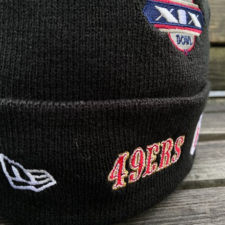 USA限定 NEWERA ニューエラ NFL スーパーボウル チャンピオンズ ニットキャップ SF 49Ers