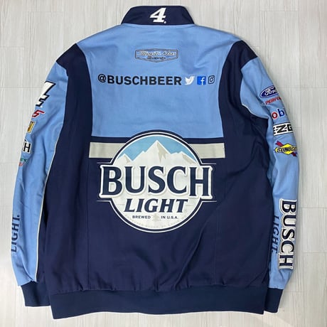 NASCAR ナスカー JHデザイン BUSCH LIGHT ブッシュライト FORD MUSTANG レーシングジャケット