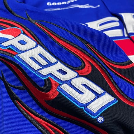 全米最強モータースポーツ NASCAR ナスカー JHデザイン PEPSI ペプシ レーシングジャケット ジェフ ゴードン ＃24 (NSCR6)