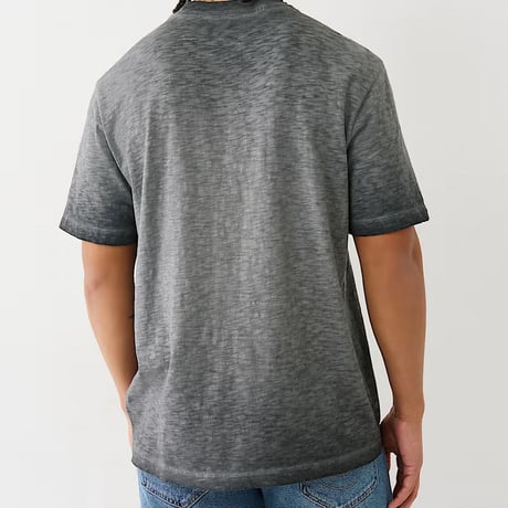 True Religion トゥルーレリジョン Embroidered Logo Tshirts 刺繍ロゴ Tシャツ  (TRUE-TS9)