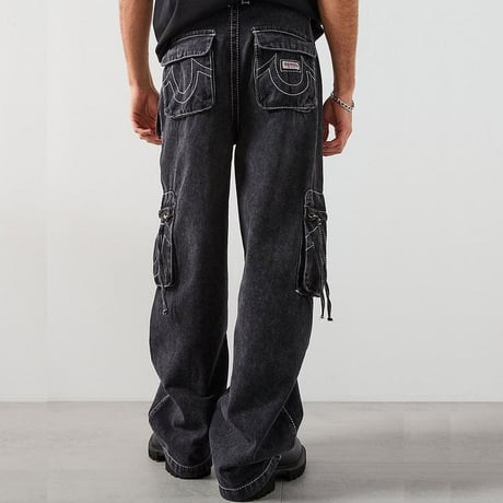 プレミアムジーンズ True Religion トゥルーレリジョン Baggy Stitch Cargo バギーステッチカーゴデニム (JNS252)