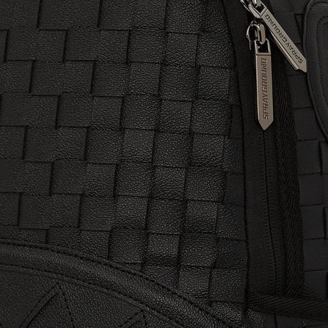 特別限定 SPRAYGROUND ハンドウーブン  CUT & SEW バックパック ジェットブラック