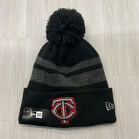 NEWERA USA ニューエラ MLB ミネソタ ツインズ Minnesota Twins ニット帽 黒(Beanie108)