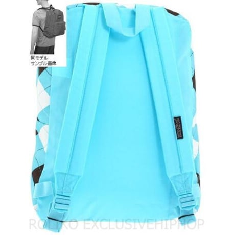 USAモデル JANSPORT スーパーブレイク 水色 アーガイル  Argyle バックパック 25L