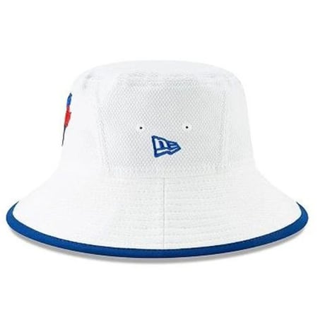 HEX ニューエラ NEWERA トロント Bluejays ブルージェイズ 公式 バケットハット 白 フリーサイズ MLB