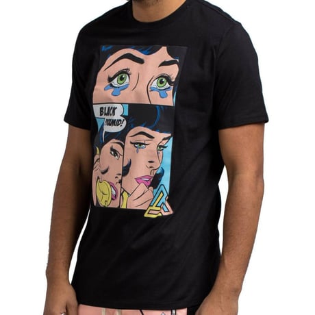 日本未入荷 BLACK PYRAMID ブラックピラミッド SHES CALLING Tシャツ 半袖 黒 ブラック アメコミ
