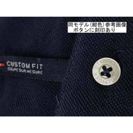 USA正規品 Tommy トミーヒルフィガー カスタムフィット フラッグロゴ ポロシャツ 水色 ペール