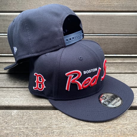 USA限定 9FIFTY ニューエラ MLB ボストン レッドソックス Redsox スナップバックキャップ Evergreen Script (950-213)