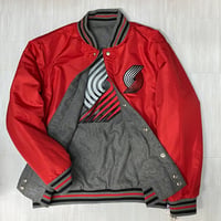 USA限定 JHデザイン NBA ポートランド トレイルブレイザーズ Trail Blazers リバーシブル スタジアムジャンパー スタジャン (JH-46)