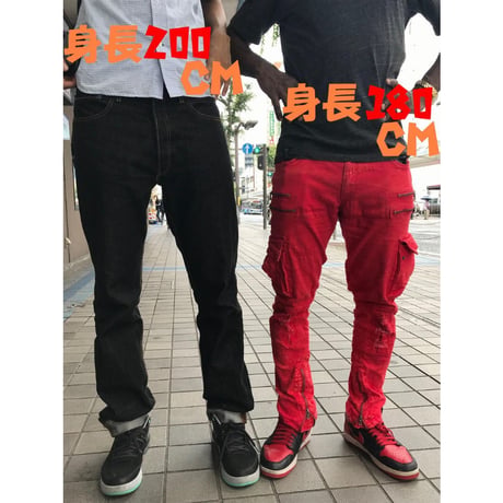 米国仕様 リーバイス Levi's 驚異の股下102cm W36 L40 501 オリジナル ボタンフライ インディゴ (JNS197)