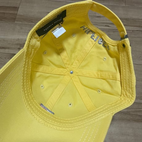 トミーヒルフィガー TOMMY HILFIGER USA ストラップバックキャップ yellow フラッグロゴ (24)