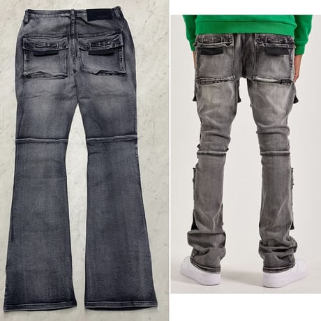 NY発 Kloud9 NY クラウドナイン Stacked Fit Cargo Jeans スタックド カーゴ ジーンズ (JNS66)