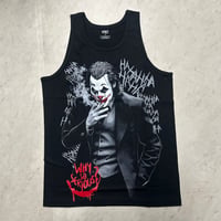 LA発 Shaka Wear アンダーグラウンド グラフィックデザイン タンクトップ Why so serious? 黒 (GTT3)