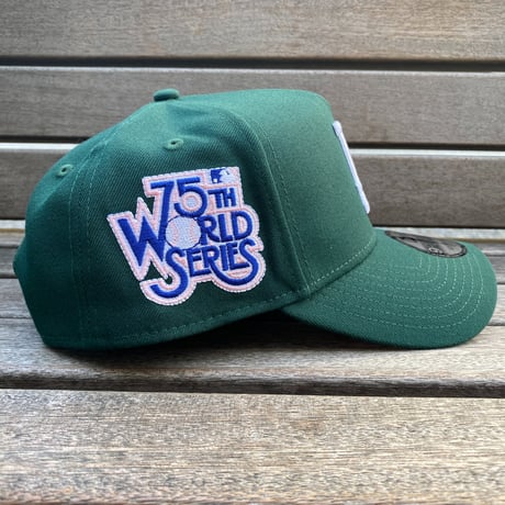 海外限定 Newera ニューエラ 9Forty Aフレーム LA Dodgers ドジャース キャップ 75周年 WS記念 (940-114)