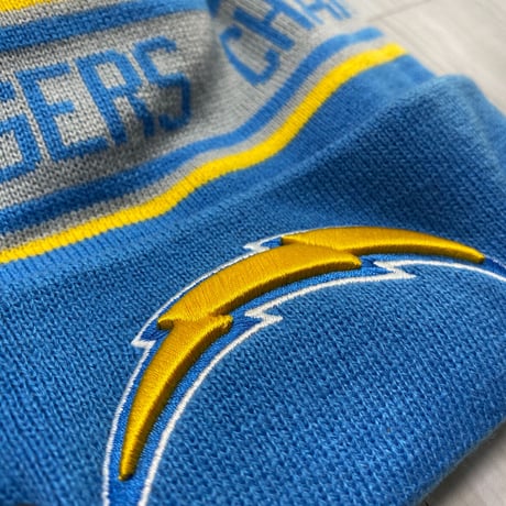 NEWERA USA ニューエラ NFL ロサンゼルス チャージャーズ LA Chargers ニット帽 P.BLUE