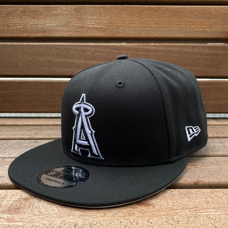 9FIFTY ニューエラ Newera ロサンゼルス エンゼルス LA Angels スナップバックキャップ 黒/白枠