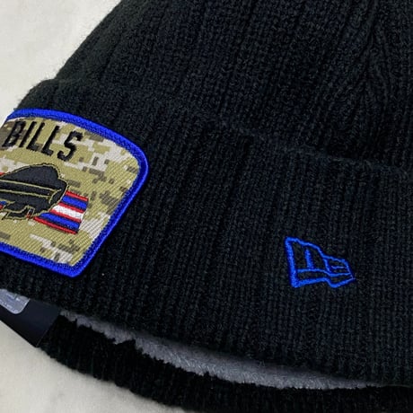 限定Salute to Service ニューエラ NEWERA ニット帽 NFL バッファロービルズ Bills ミリタリー