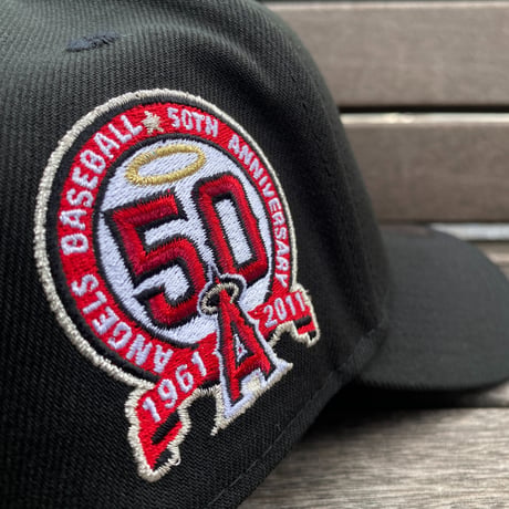 海外限定 Newera ニューエラ 9Forty Aフレーム LA Angels エンゼルス Cooperstown 50周年記念 キャップ (940-175)