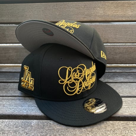 海外限定 9FIFTY ニューエラ LA Dodgers ドジャース スナップバックキャップ レタリングコレクション(950-193)
