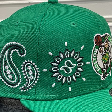 USA限定 Newera ニューエラ 9FIFTY ペイズリー スナップバック NBA ボストン セルティックス