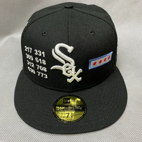 限定モデル 59FIFTY ニューエラ Newera 公式 ホワイトソックス whitesox エリアコード AreaCode