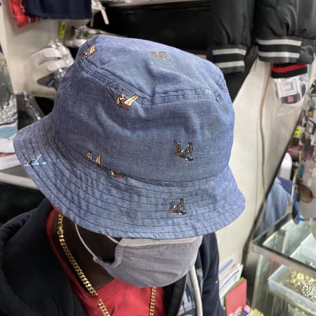 Diamond Supply Co. ダイヤモンドサプライ BUCKET HAT バケットハット ピンナップガール デニム