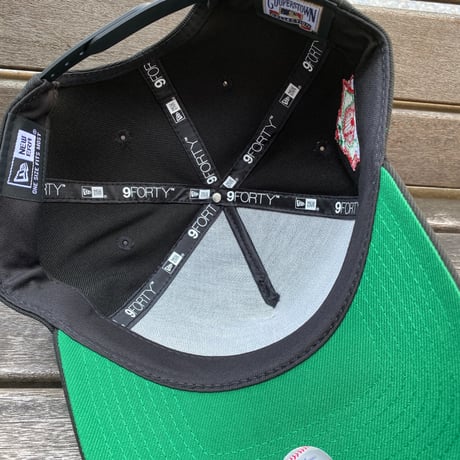 海外限定 Newera ニューエラ 9Forty Aフレーム Marlins フロリダ マーリンズ 25th ワールドシリーズ キャップ (940-189)