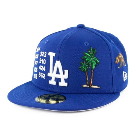 59FIFTY ニューエラ Newera 限定モデル LA ロサンゼルス Dodgers ドジャース Area-Codeエリアコード
